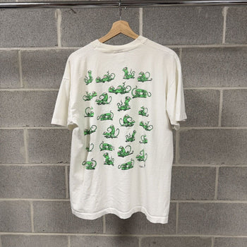 1990s Faded Thrashed Lizard Sex Shirt ERD Grunge Pornstar