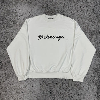 BALENCIAGA BRUSH CREWNECK