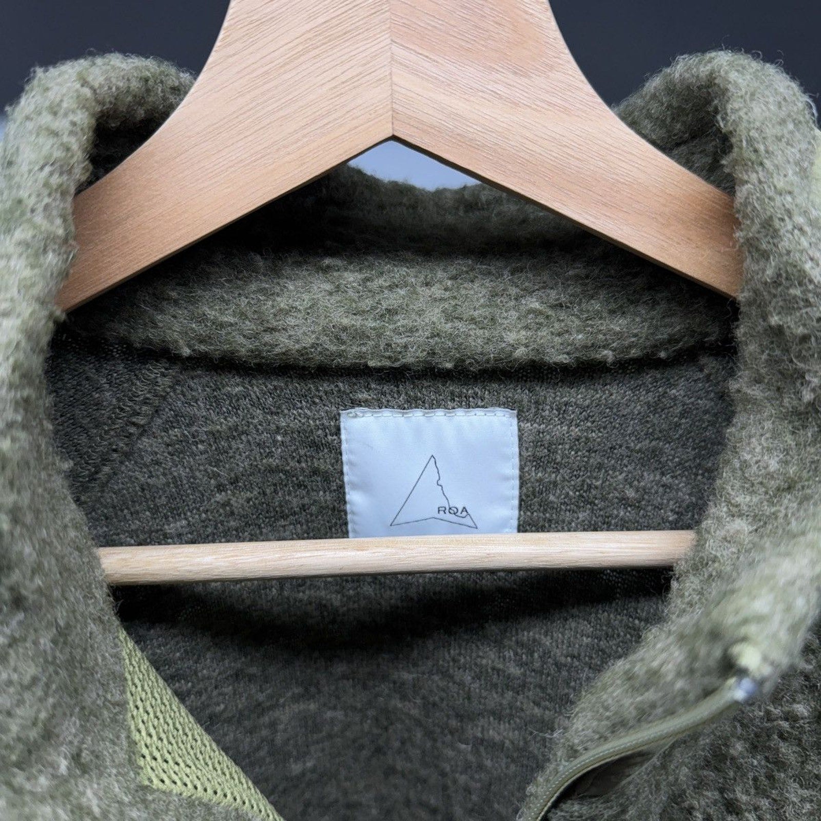 ROA Polar Fleece Jacket Aloe — Garment Trafficker