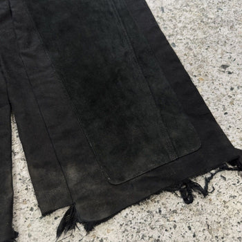 Rick Owens Runway FW19 Larry Moleskin Suede Patch Pants