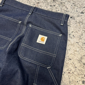 1980s CARHARTT B03 DARK DENIM CARPENTER PANTS