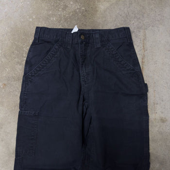 2000s CARHARTT BLACK RIPSTOP UTILITY CARPENTER PANTS