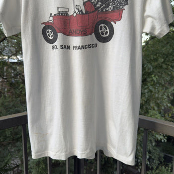 1960s Andy's San Francisco California Hot Rod Speed Shop Tee