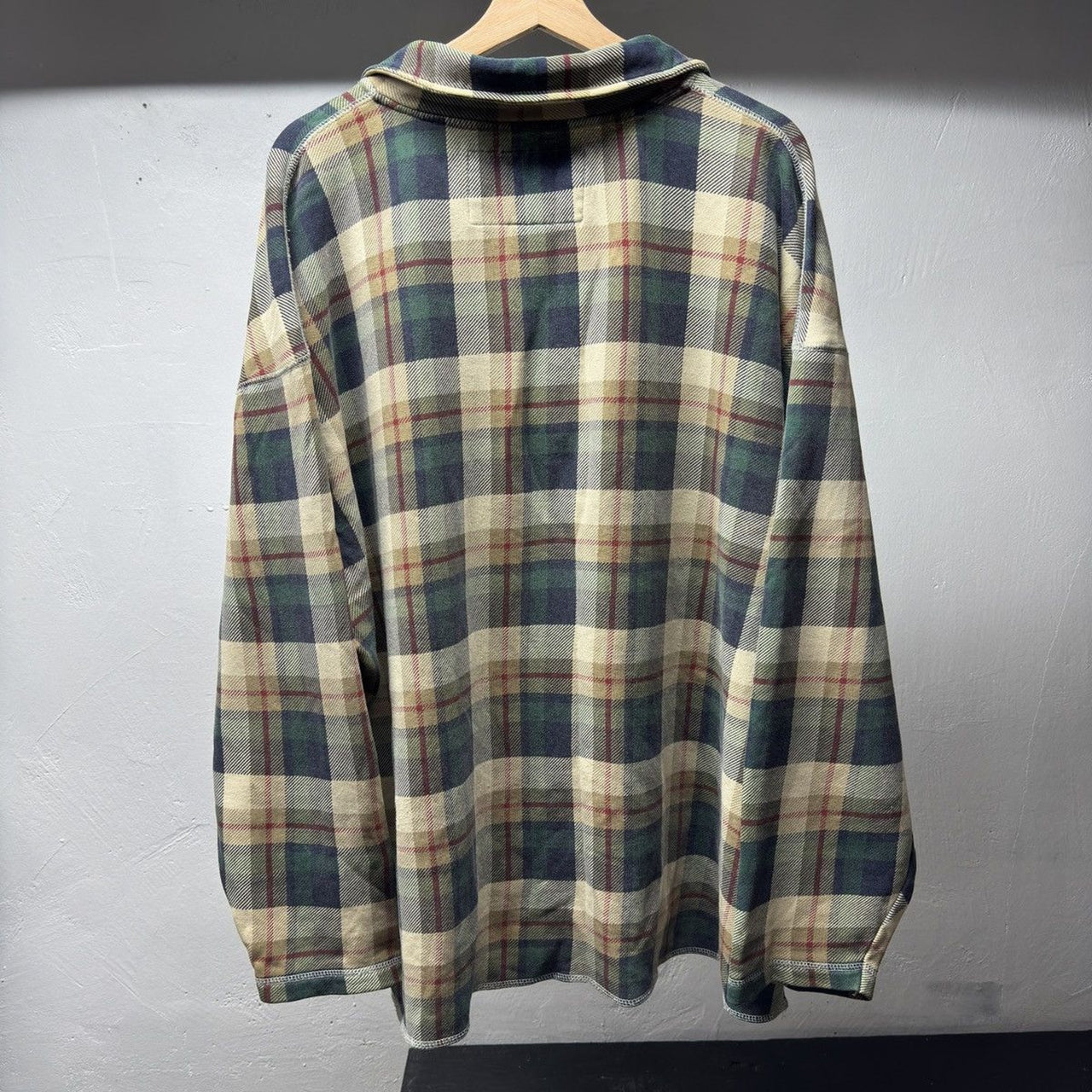 2000s Abercrombie & Fitch Plaid Flannel Sweatshirt