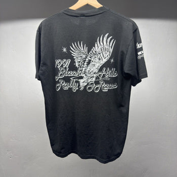 1990s Sturgis Black Hills Rally Faded Biker Tee