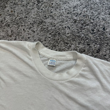 1960s Paper Thin Blank White Pocket Tee