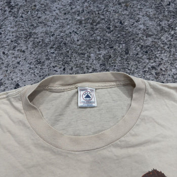 1990s Wildlife Conservation Society Tee Thrashed Faded