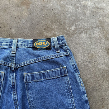 2000S Y2K BAGGY DENIM SKATER JEAN SHORTS JORTS