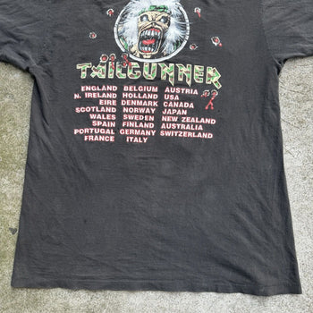 1980s IRON MAIDEN TAILGUNNER WORLD TOUR TEE