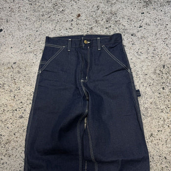 1980s CARHARTT B03 DARK DENIM CARPENTER PANTS