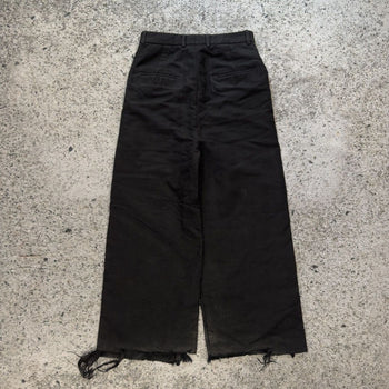Rick Owens Runway FW19 Larry Moleskin Suede Patch Pants