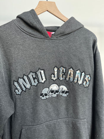 2000s JNCO JEANS SKULL SKATER HOODIE