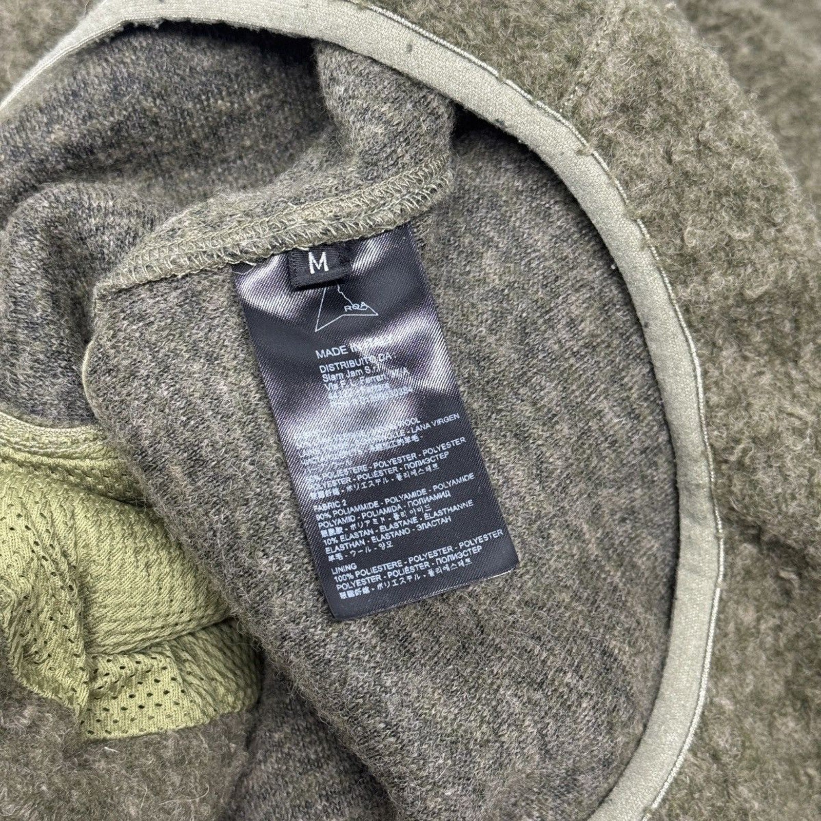 ROA Polar Fleece Jacket Aloe — Garment Trafficker