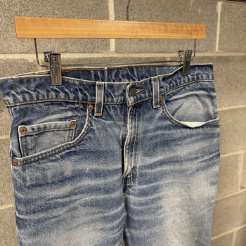 1990s Levi’s 517 Thrashed Faded Distressed Jeans - Made in USA