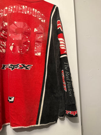 1990s FADED HONDA FOX RACING THE RED RIDERS LONGSLEEVE TEE