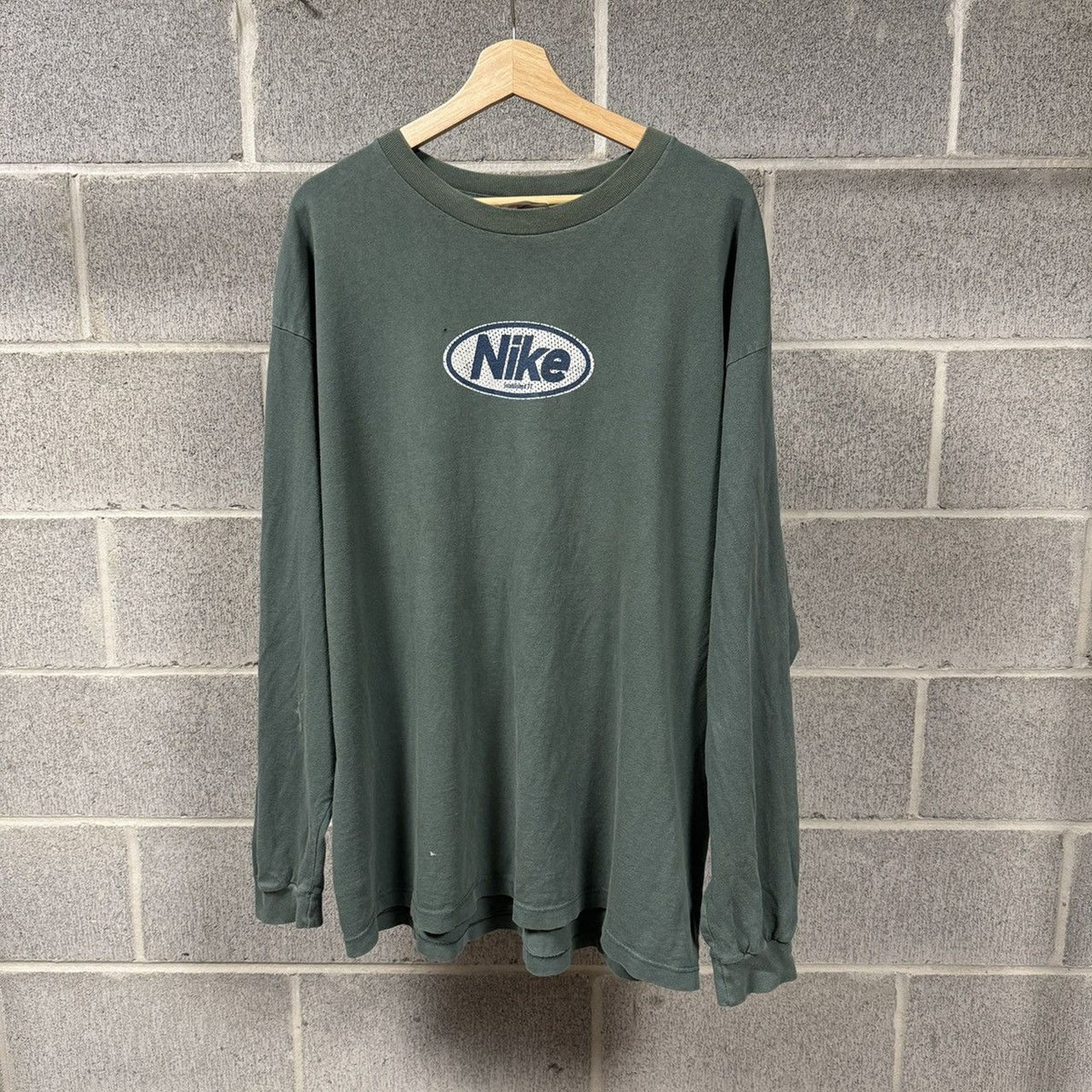 1990s Nike Thrashed Faded Distressed Longsleeve