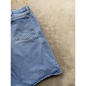 2000S WRANGLER BAGGY FADED DENIM JEAN SHORTS JORTS