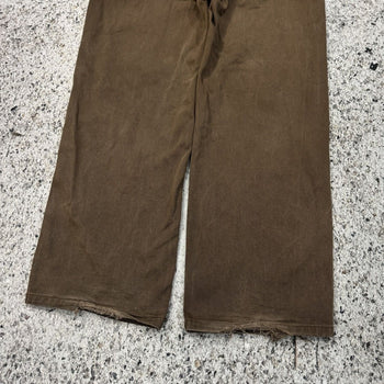 Lemaire High Waisted Wide Leg Curved Pants