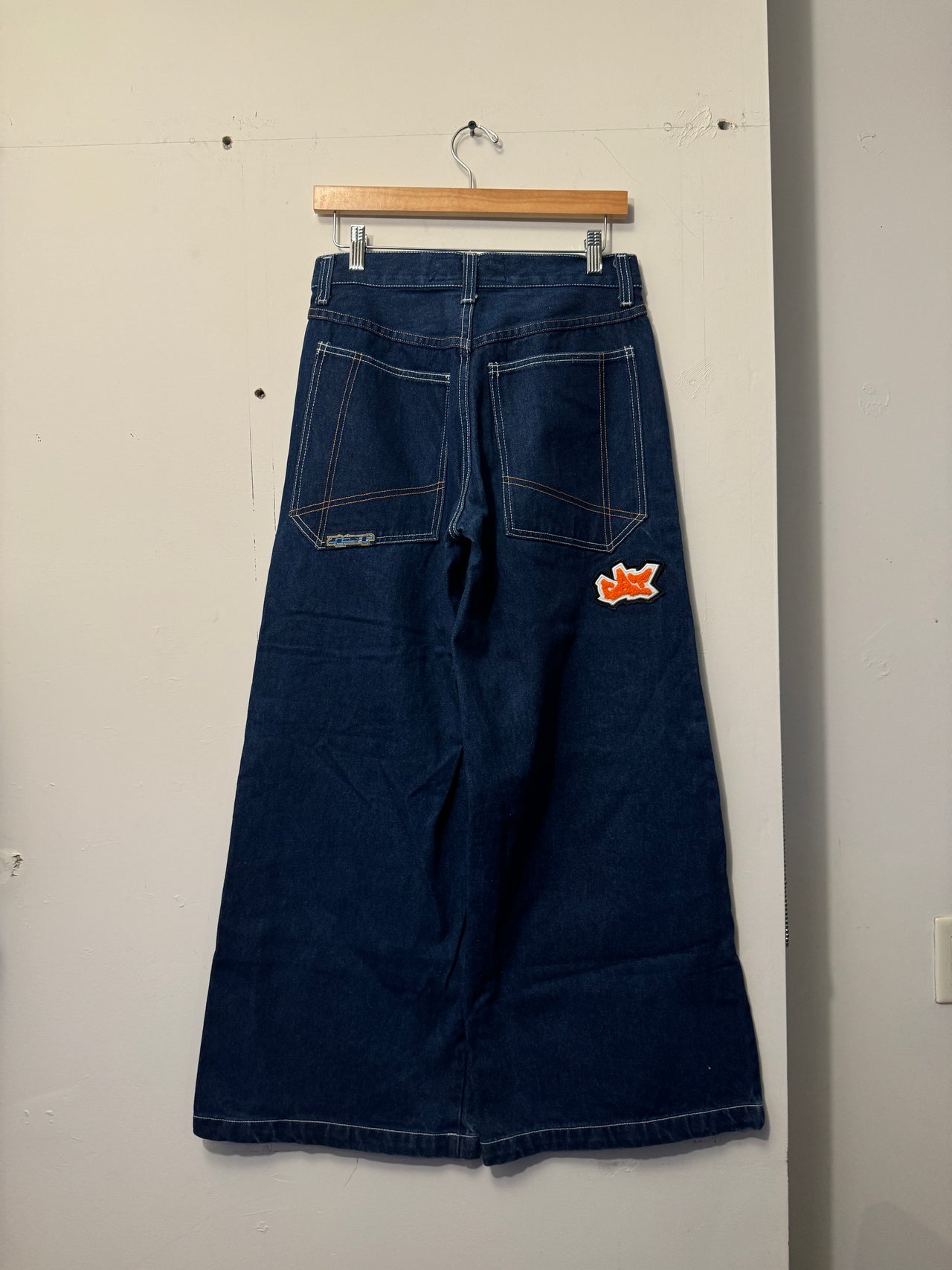 1990s GAT BAGGY WIDE LEG RAVER SKATER DENIM JEANS