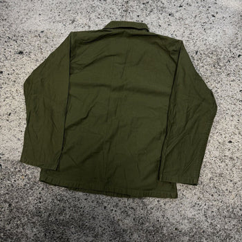 1960s Vietnam OG 107 Sateen Army Fatigue Shirt