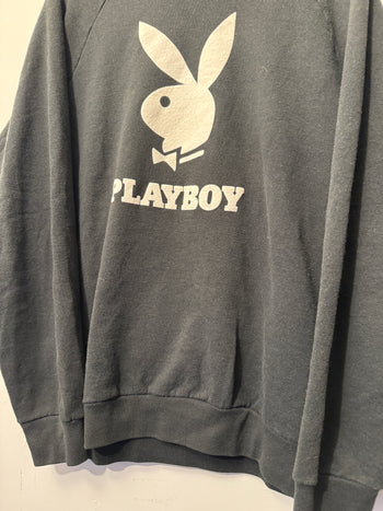 1990s PLAYBOY BUNNY LOGO RAGLAN CREWNECK SWEATSHIRT