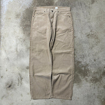 1990s Levi's 565 Baggy Loose Wide Leg Corduroy Pants