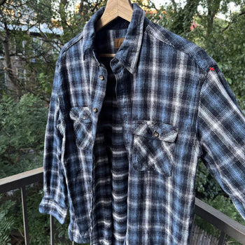 2000s Heavy Plaid Flannel Shirt