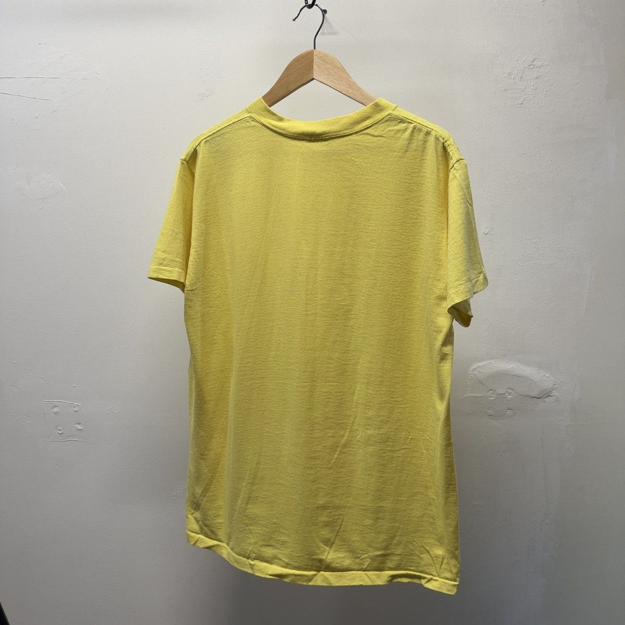 Vintage 1990s Blank Yellow Tee