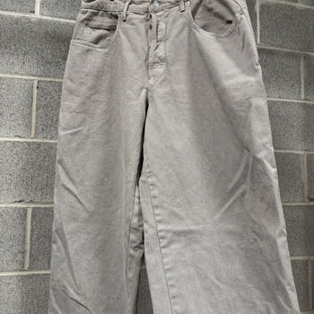 1990s Guess Baggy Wide Leg Grey Jeans