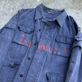 1980S FADED STENCIL CARGO WORK JACKET