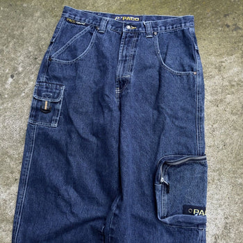 1990S/2000S Y2K PACO JEANS BAGGY DENIM CARGO SKATER JEANS