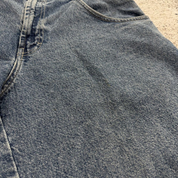 Pantalones cortos vaqueros Jnco de pierna ancha y holgados con rayas Skunk de los años 90