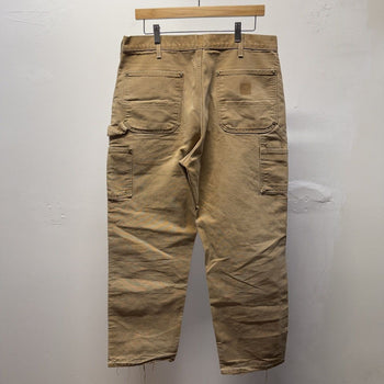 Carhartt Tan Faded Distressed Double Knee Pants
