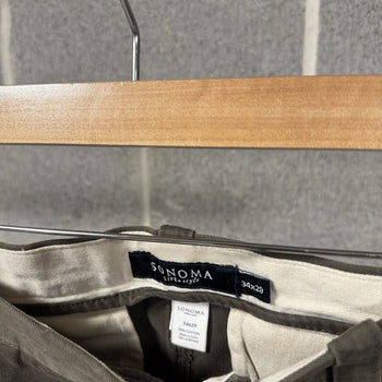 2000s Dark Green Baggy Wide Leg Cargo Pants