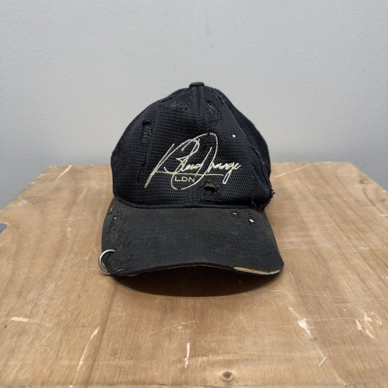Blood Orange London Thrashed Distressed Hat