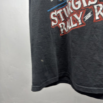 1990s Sturgis Black Hills Rally Faded Biker Tee