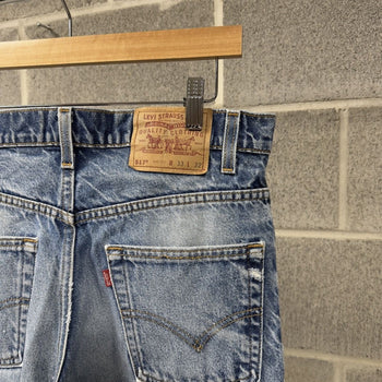 1990s Levi’s 517 Thrashed Faded Distressed Jeans - Made in USA