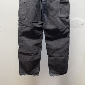 Carhartt Faded Distressed Black Double Knee Pants