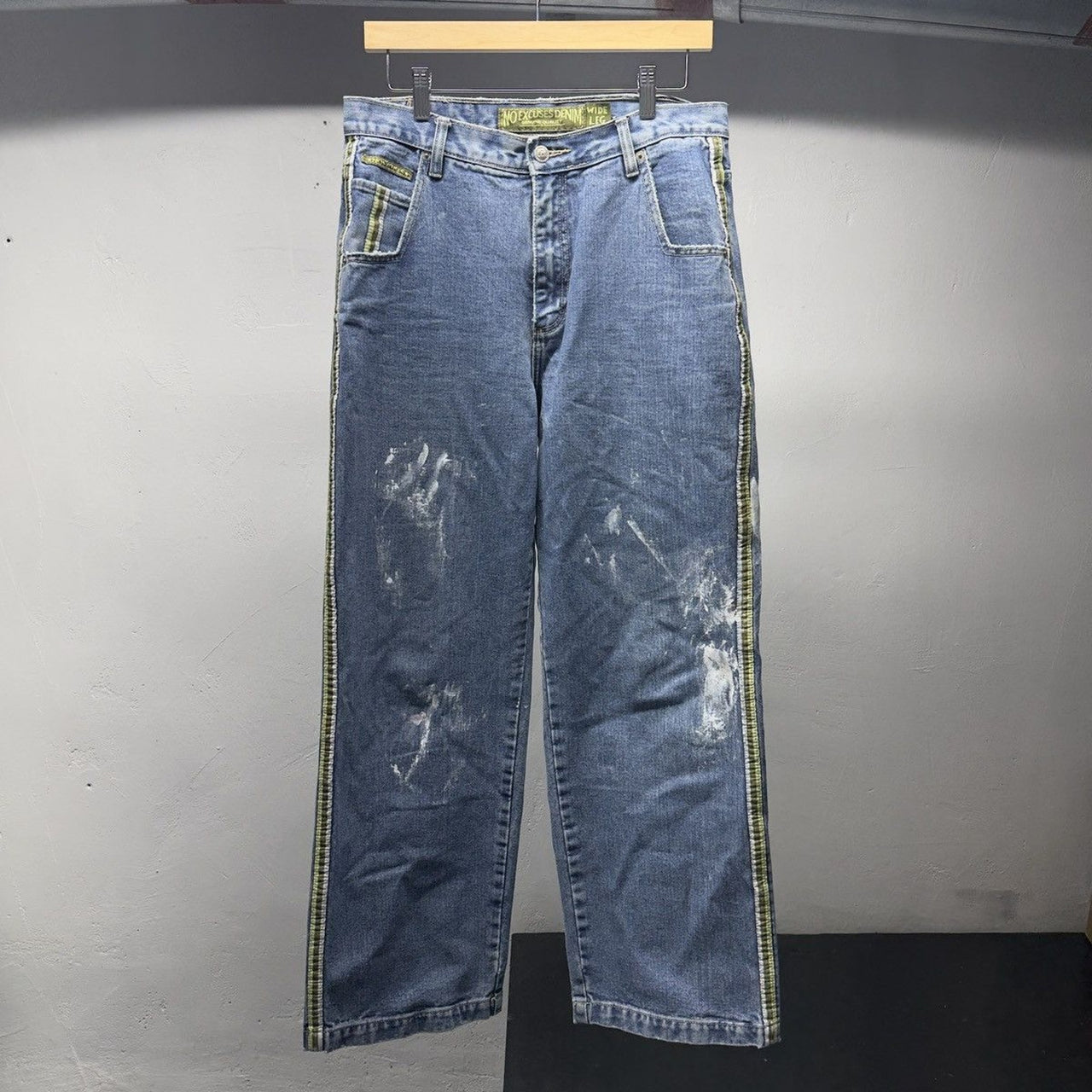 1990s Y2K Women's Baggy Wide Leg Skater Jeans