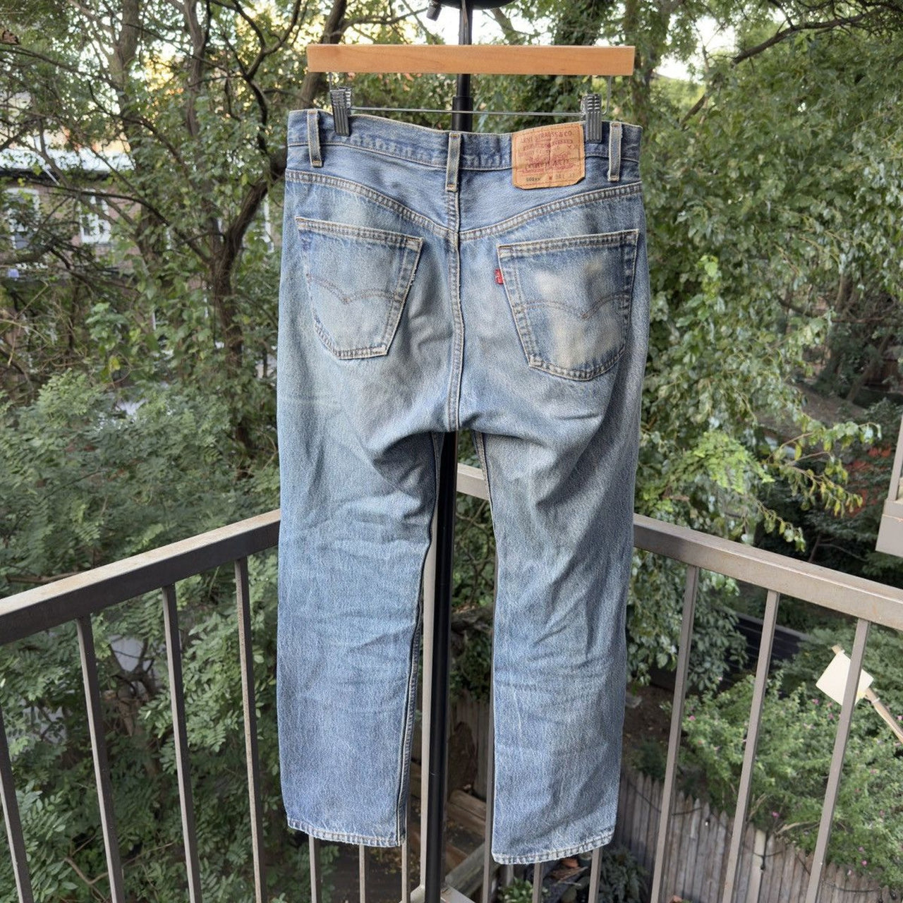 1990s Levi's 501xx Thrashed Faded Distressed Jeans - Made in USA