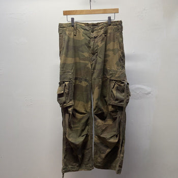Vintage 2000s Abercrombie & Fitch Camo Paratrooper Cargo Pants