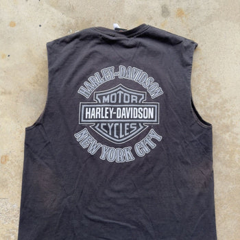 2000S HARLEY DAVIDSON FADED NEW YORK CITY EAGLE TANK