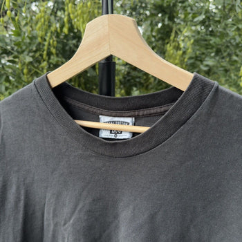 1990s Faded Black Blank Pocket Tee