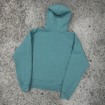 STUSSY SPORT BLUE DOT LOGO ZIP UP HOODIE