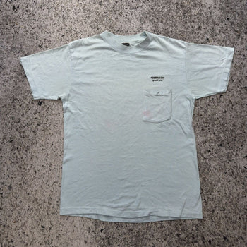 Camiseta de bolsillo de Fórmula 1 descolorida de los años 80