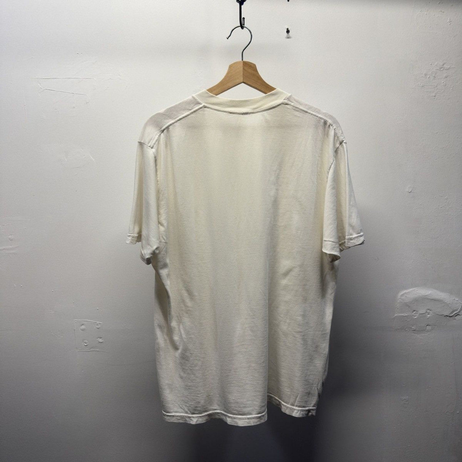 Vintage 1990s Faded Distressed Blank White Tee