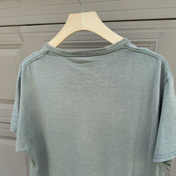 2000s Faded Green Thrashed Distressed Tee