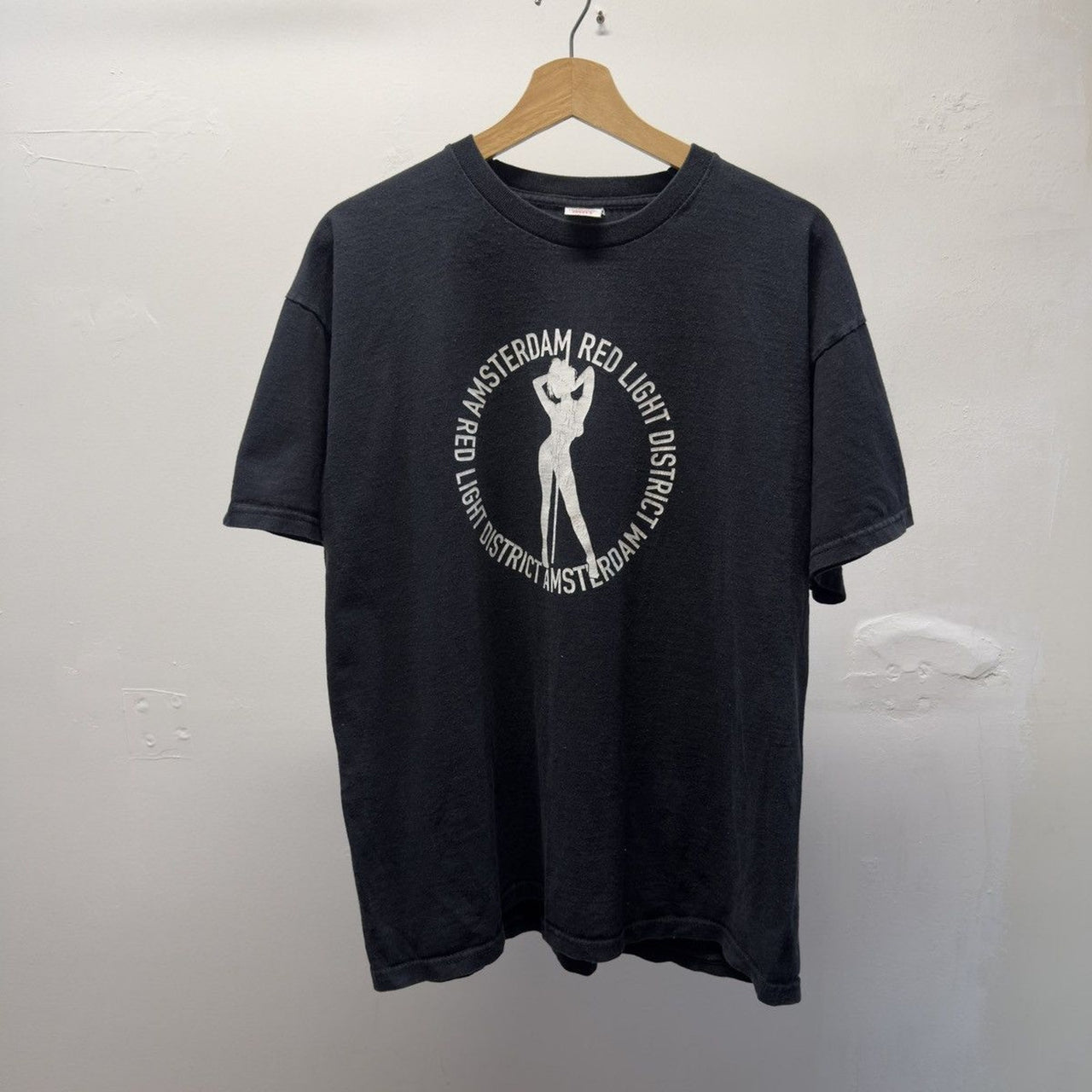 Vintage 2000s Red Light District Strip Club Sex Tee