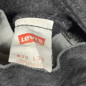 1990s Levi's 501 Faded Black Jeans - Made in USA