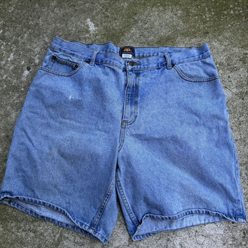 2000S ROUTE 66 LIGHT WASH DENIM JEAN SHORTS JORTS